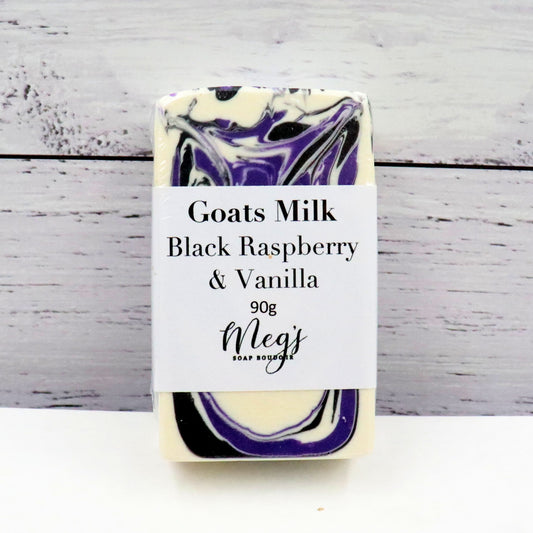 Goat Soap - Black Raspberry & Vanilla